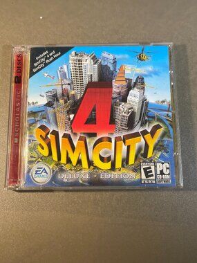 Sim City 4 Deluxe Edition CD 2-disc set (40)